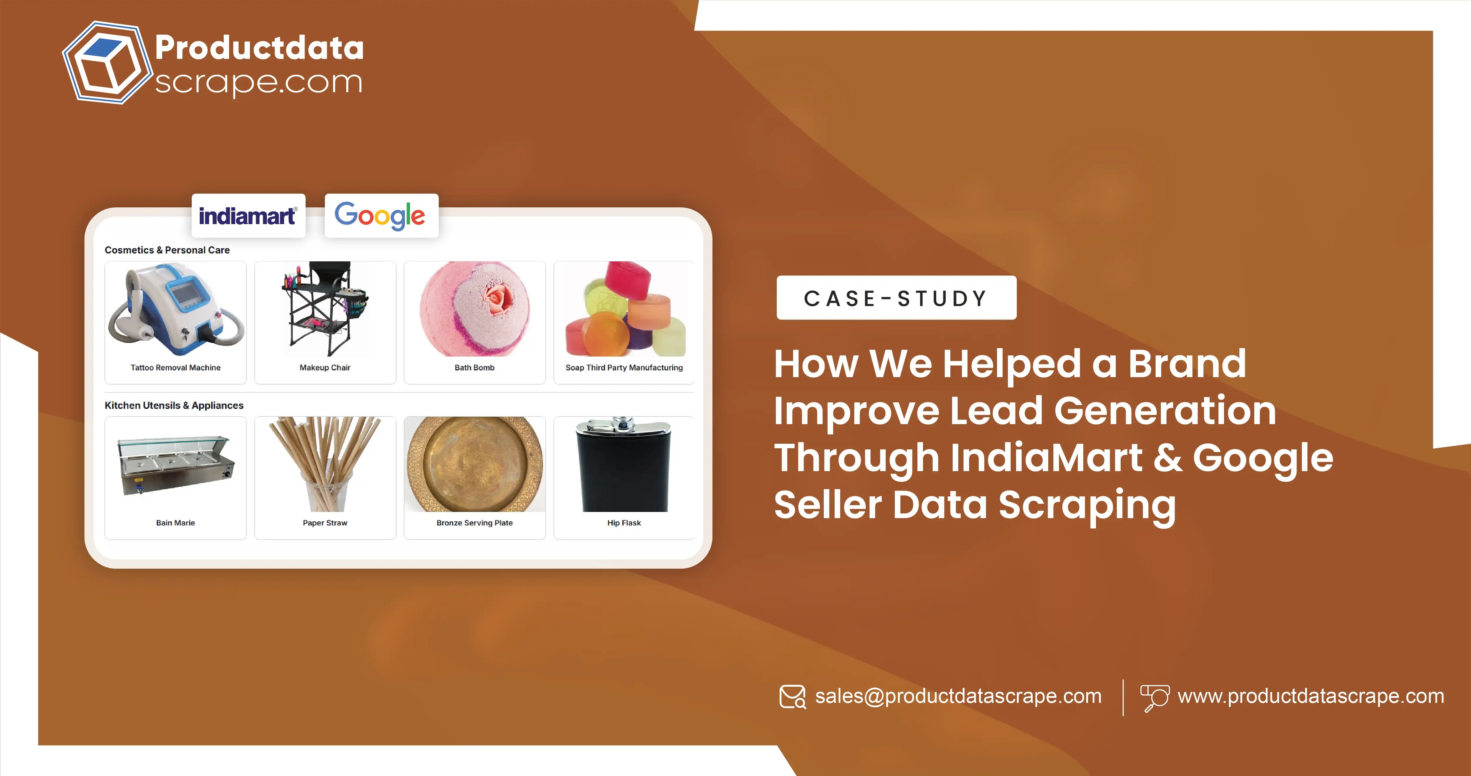 How We Helped a Brand Improve Lead Generation Through IndiaMart & Google Seller Data Scraping